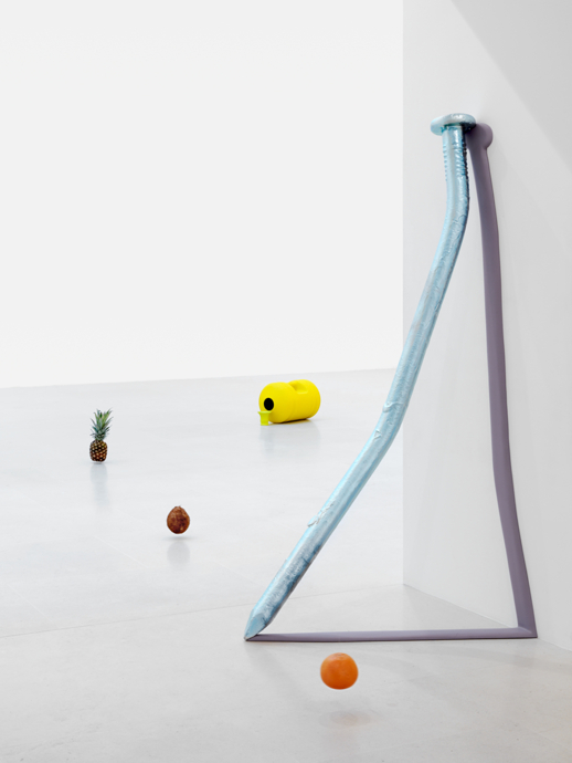 Untitled (Suspended Line of Fruit); Nail Solo 2012